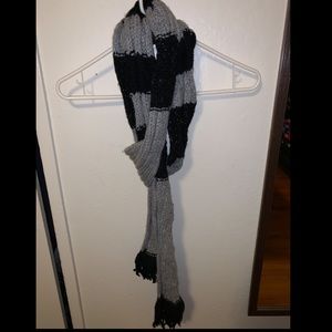 Grey and black Victoria secret scarf